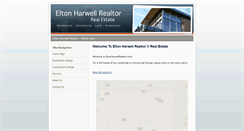 Desktop Screenshot of eltonharwellrealtor.com