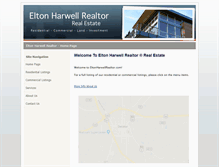 Tablet Screenshot of eltonharwellrealtor.com
